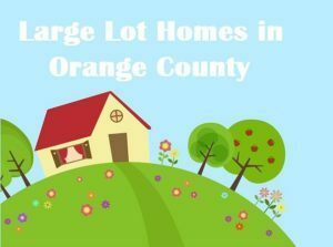 Orange County Large Lot Homes