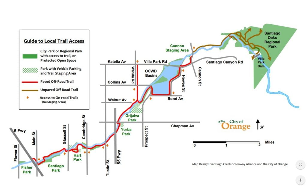 Santiago Creek Bike Trail (SCBT) | Orange County, CA