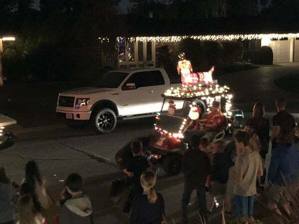 Golf Cart in a Boat Parade