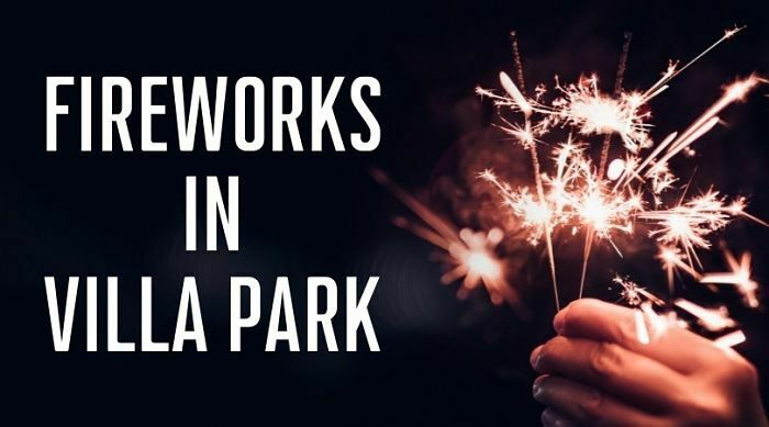 Fireworks in Villa Park