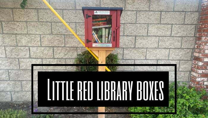 Villa Park Little Red Library Boxes