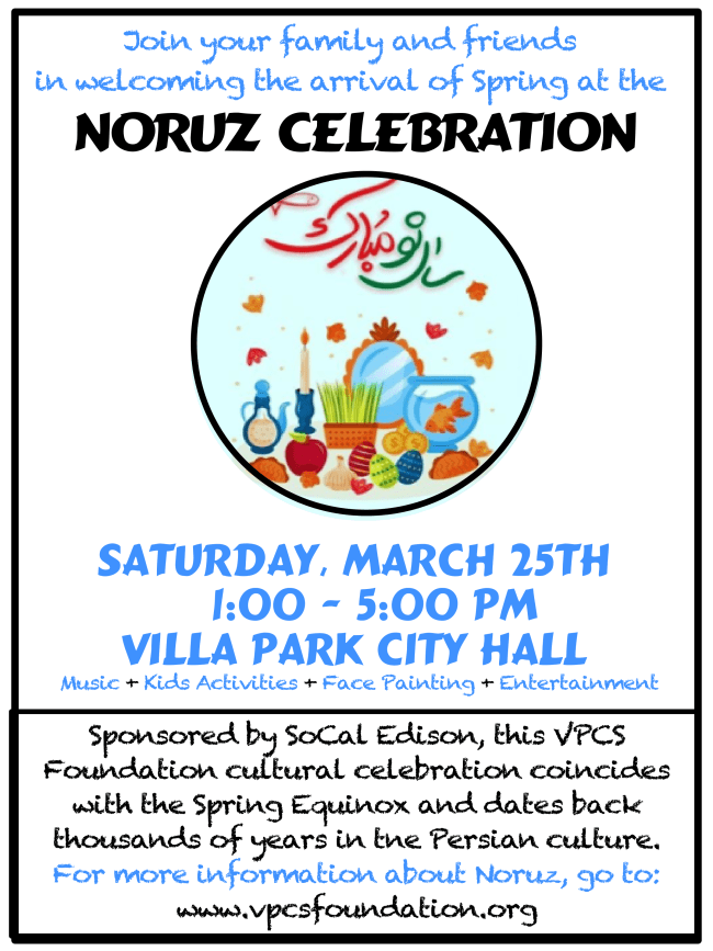 Villa Park Noruz Celebration