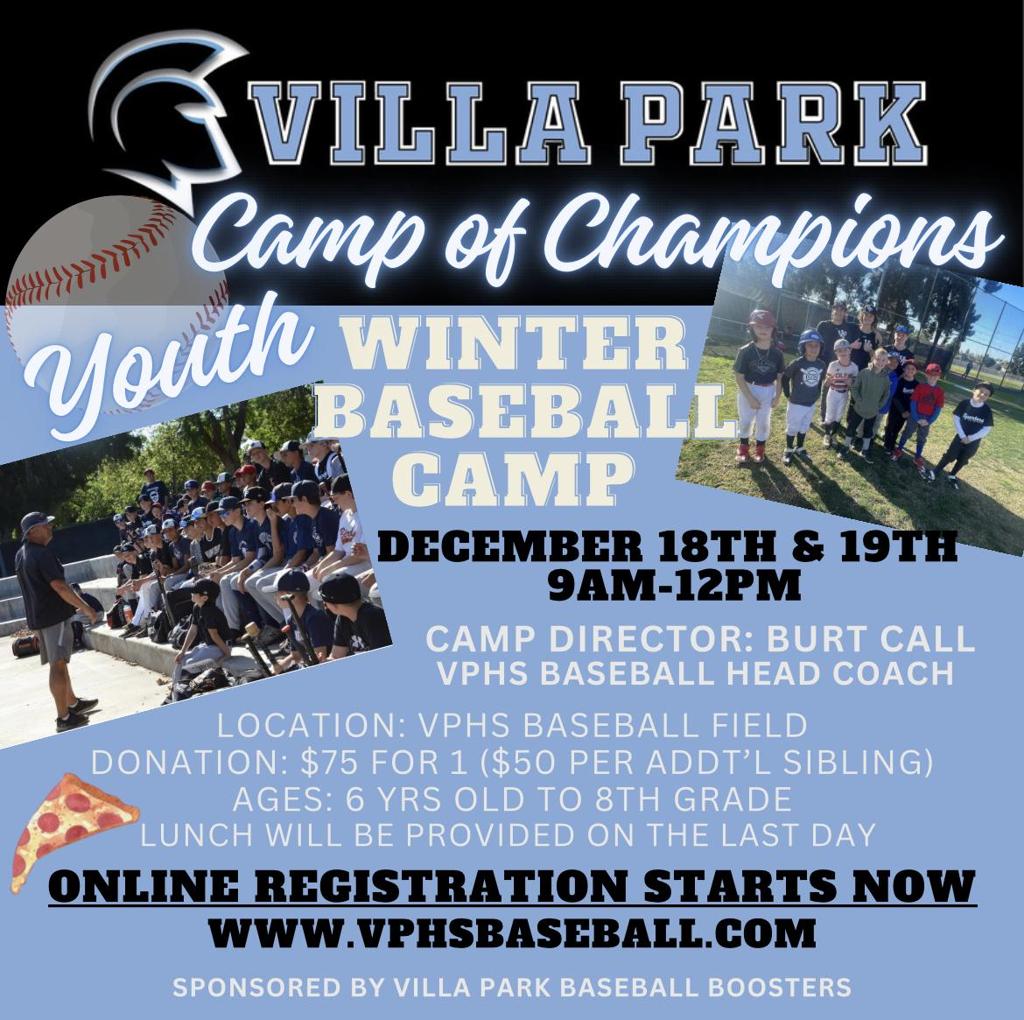 VPHS Winter Baseball Camp 2023