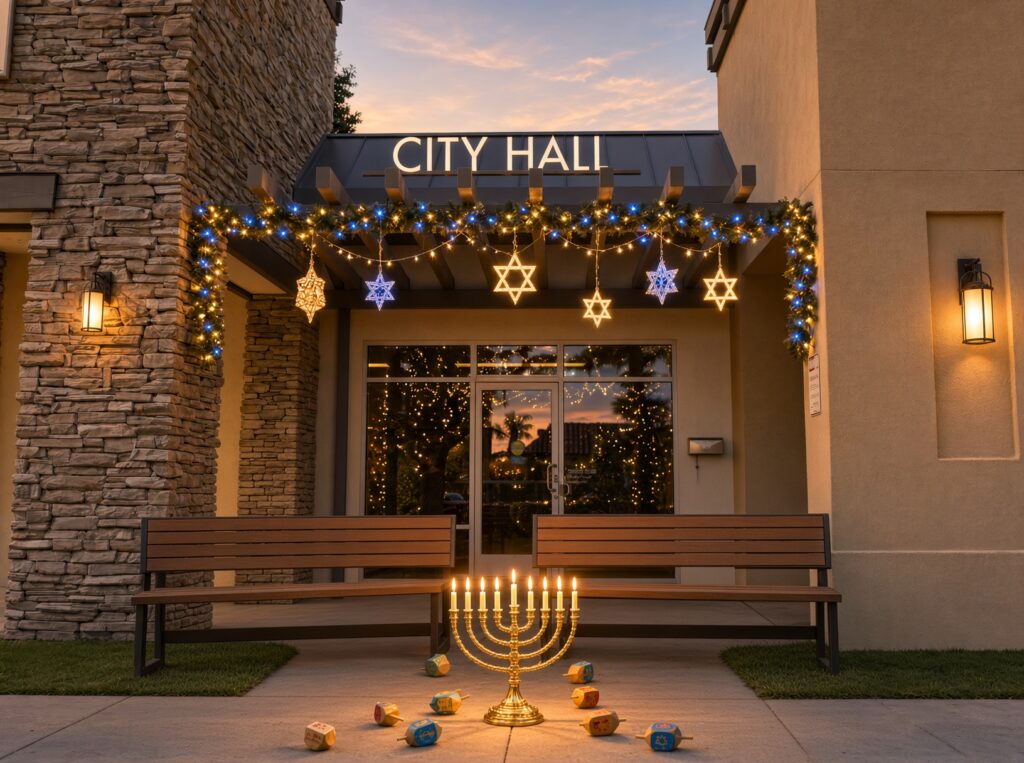 Villa Park Chanukah Celebration at Villa Park City Hall